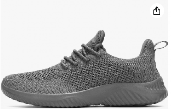 Vtshoes Mens Slip-on Tennis Shoes Walking Running Sneakers Lightweight Breathable Casual Soft Sole Mesh Work Gym Trainers