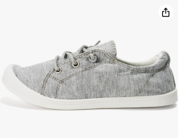 Vtshoes Women's Canvas Slip On Shoes Casual Flats Comfort Sneakers