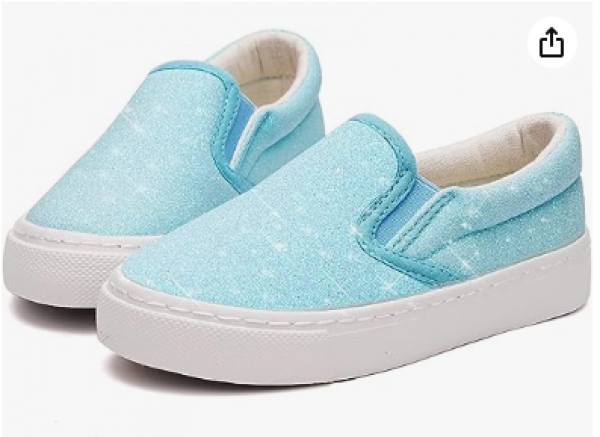 Vtshoes Toddler Kids Sparkle Sequins Glitter Sneakers Age 2-10
