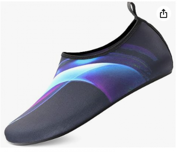 Vtshoes Men's Women's Water Shoes Barefoot Quick-Dry Sports Aqua Yoga Socks Slip-On Beach Swim Surf Exercise