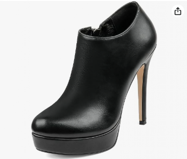 Vtshoes Women's Ankle Boots High Heels Platforms Shoes Pointy Toe Sexy Spring Boots