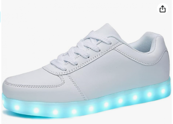 Vtshoes USB Charging Light Up Shoes Sports LED Shoes Dancing Sneakers