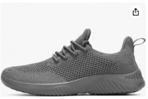 Vtshoes Mens Slip-on Tennis Shoes Walking Running Sneakers Lightweight Breathable Casual Soft Sole Mesh Work Gym Trainers