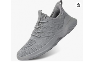 Vtshoes Mens Running Shoes Slip-on Walking Sneakers Lightweight Breathable Casual Soft Sole Trainers