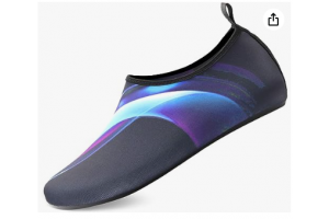 Vtshoes Men's Women's Water Shoes Barefoot Quick-Dry Sports Aqua Yoga Socks Slip-On Beach Swim Surf Exercise