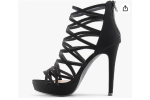 Vtshoes Alexandra Womens Open Toe High Heels Platform Shoes Stiletto Dress Sandals