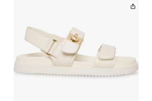 Vtshoes Women's Mun ro Sandal Dioract Leather Dad Sandals Adjustable Ankle Strap Chunky Flat Sandals Casual Slip on Shoes